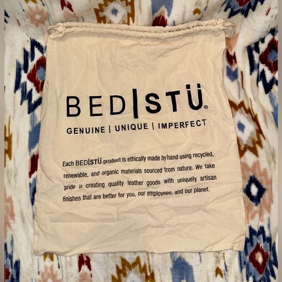 Bed Stu Rockababy Cafe Latte TD Leather Satchel Bag - Picture 9 of 9